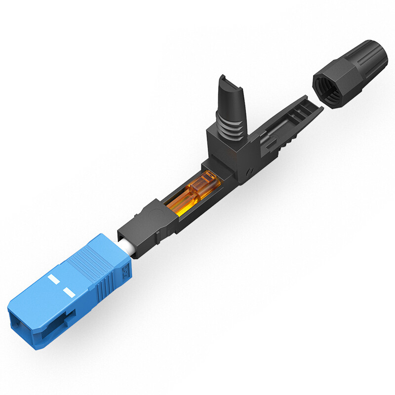 Multi Mode FTTH Fiber Optic UPC APC Fast SC Connector
