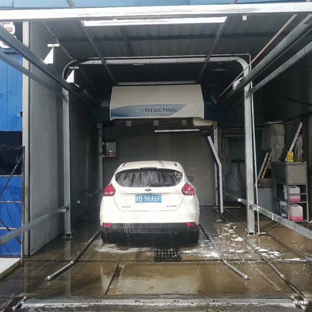 5300x2200x2100mm Fully Automatic Tunnel Car Wash Machine System