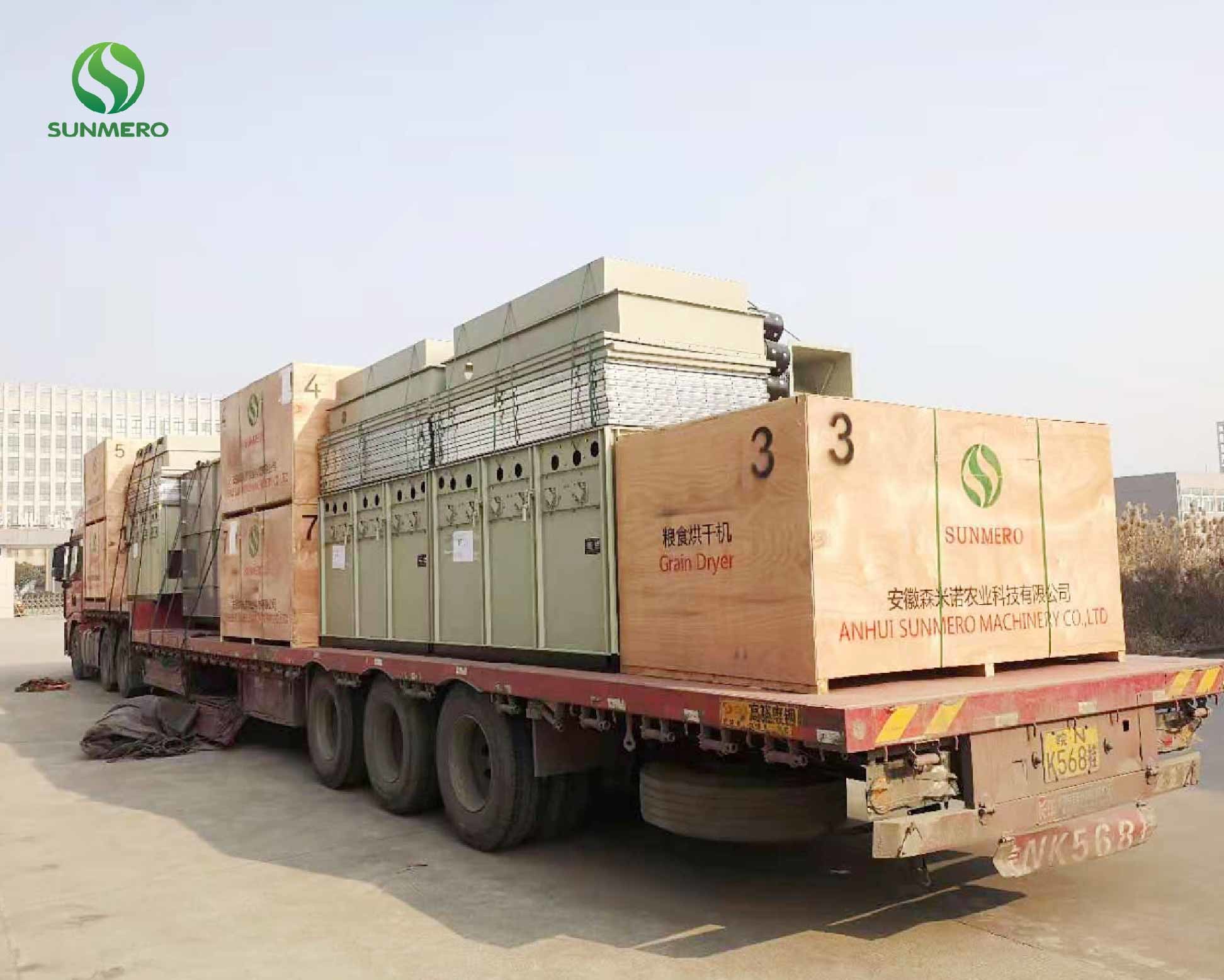 380V Fully Automatic Recirculating Grain Dryer 15 Ton Per Batch