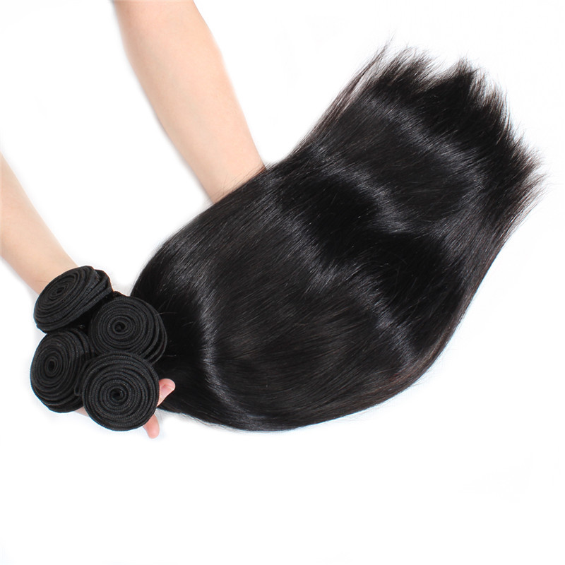 836 Inches Natural Color Silky Straight Cuticle aligned N100% virgin real malaysian hair weft