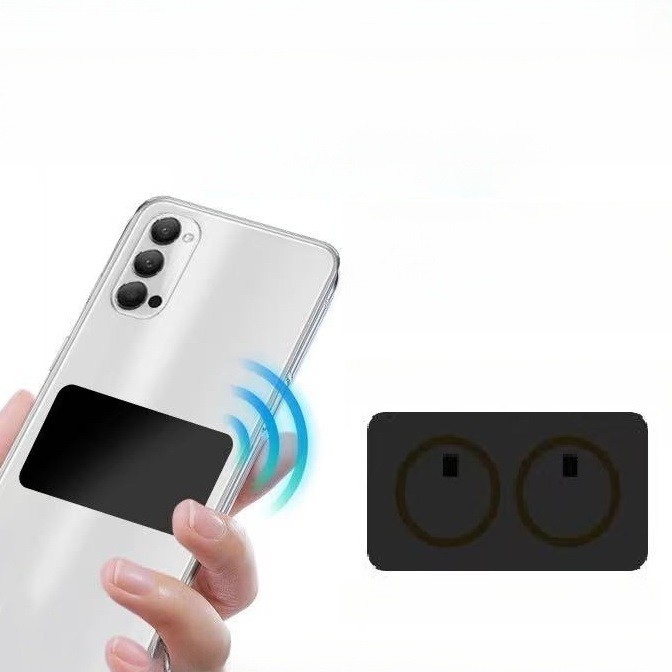 Custom Digital Business Card Mobile Phone Sticker Nfc Epoxy Sticker Flat Nfc Social Media Tag Nfc Tag for All Phones