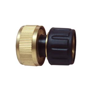 China Durable Brass Click Quick Hose Coupling with Black Rubber Protective Cover and No-return Stopper on sale
