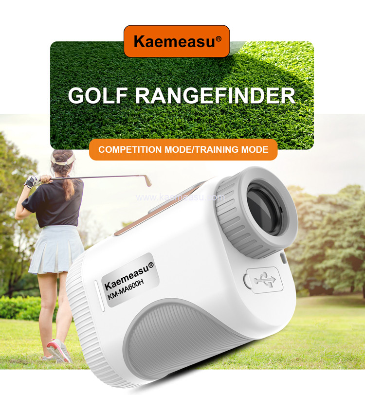 kaemeasu Mini Laser Rangefinder Rechargeable Golf Range Finder With Magnetic Adsorption MA1000