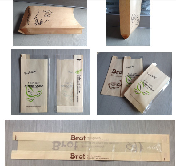 100GSM Automatic Paper Bag Making Machine 120mm Side Folding