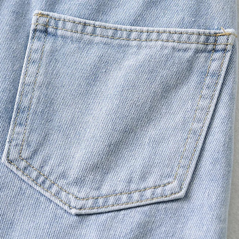 Factory Customized European Summer Vintage High Waist Denim Short