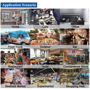 Stainless Steel Ice Cube Maker Machine 300kg/24 Hours Ice Making Capacity for