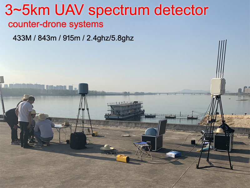  3~5kM 5° RMS IP65 3s Spectrum Drone Detection System Manufactures