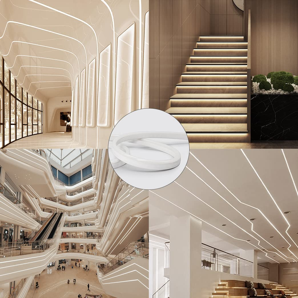 Car Interior Dimmable LED Strip 12V Led Neon Flex 3500K Warm White