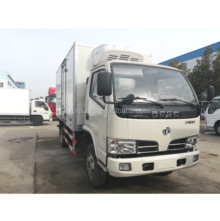 Euro 4 99km/h Refrigerator Cold Room Van Truck for Vegetable and Fruit