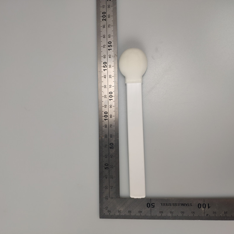 Strong White Handle Sponge Swab Big Round Head 5 Inch