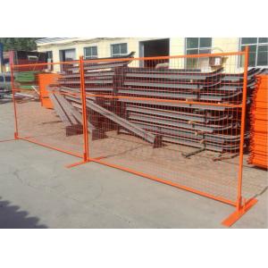 6"X9.5" Powder Coating Temporary Site Security Fencing With Smooth Surface