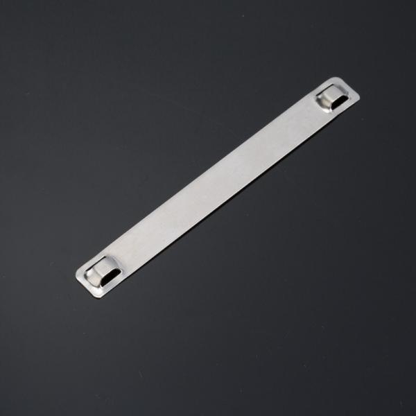 7mmx75mm Printable SS Cable Tag Plate Stainless Steel Metal Cable Tags