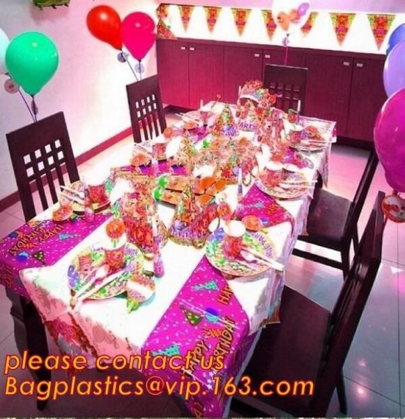 Polk Dot Plastic Tablecloth Tablecover Baby Shower Birthday Party Supply Decor