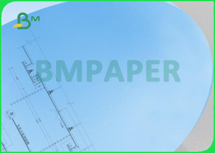  80gsm Double Sided Blueprint Paper For Architectural Drawing 24'' x 50yards