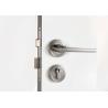 Buy cheap Zinc Alloy Mortise Door Lock Rose Room Satin Nickel / Chrome Lever Handle from wholesalers