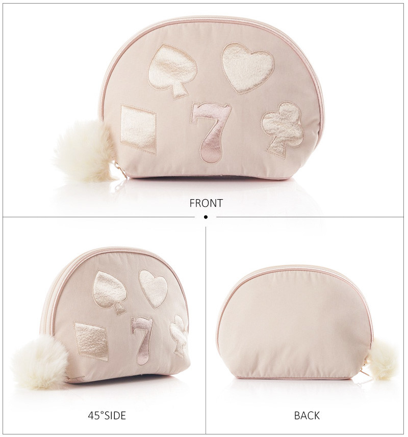 Embroidery Pattern Polyester Cosmetic Travel Bag