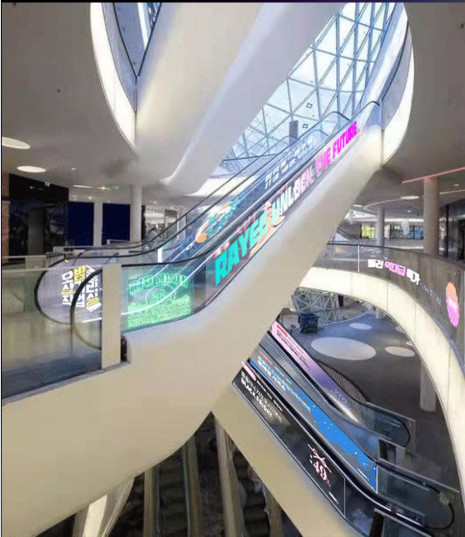 RGB Full Color P20 P31.25 Transparent LED Film Self Adhesive
