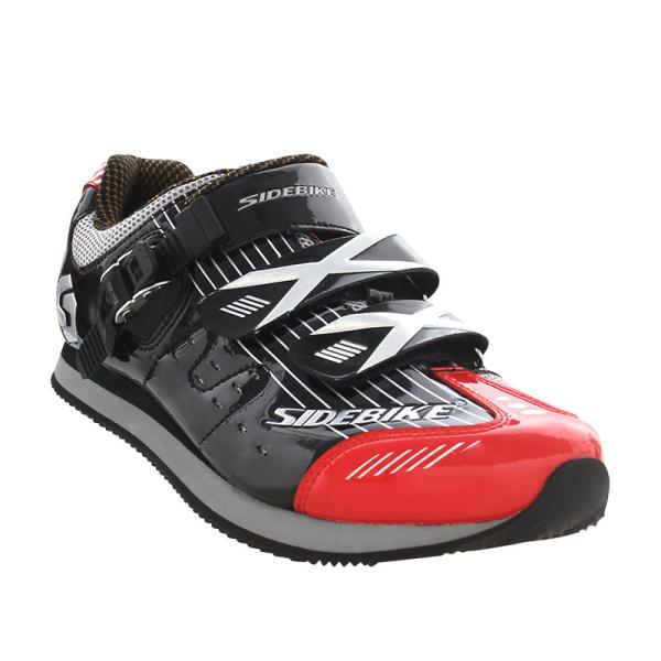 Athletic Sports Casual Biking Shoes Red And Black Water Resistant Anti -