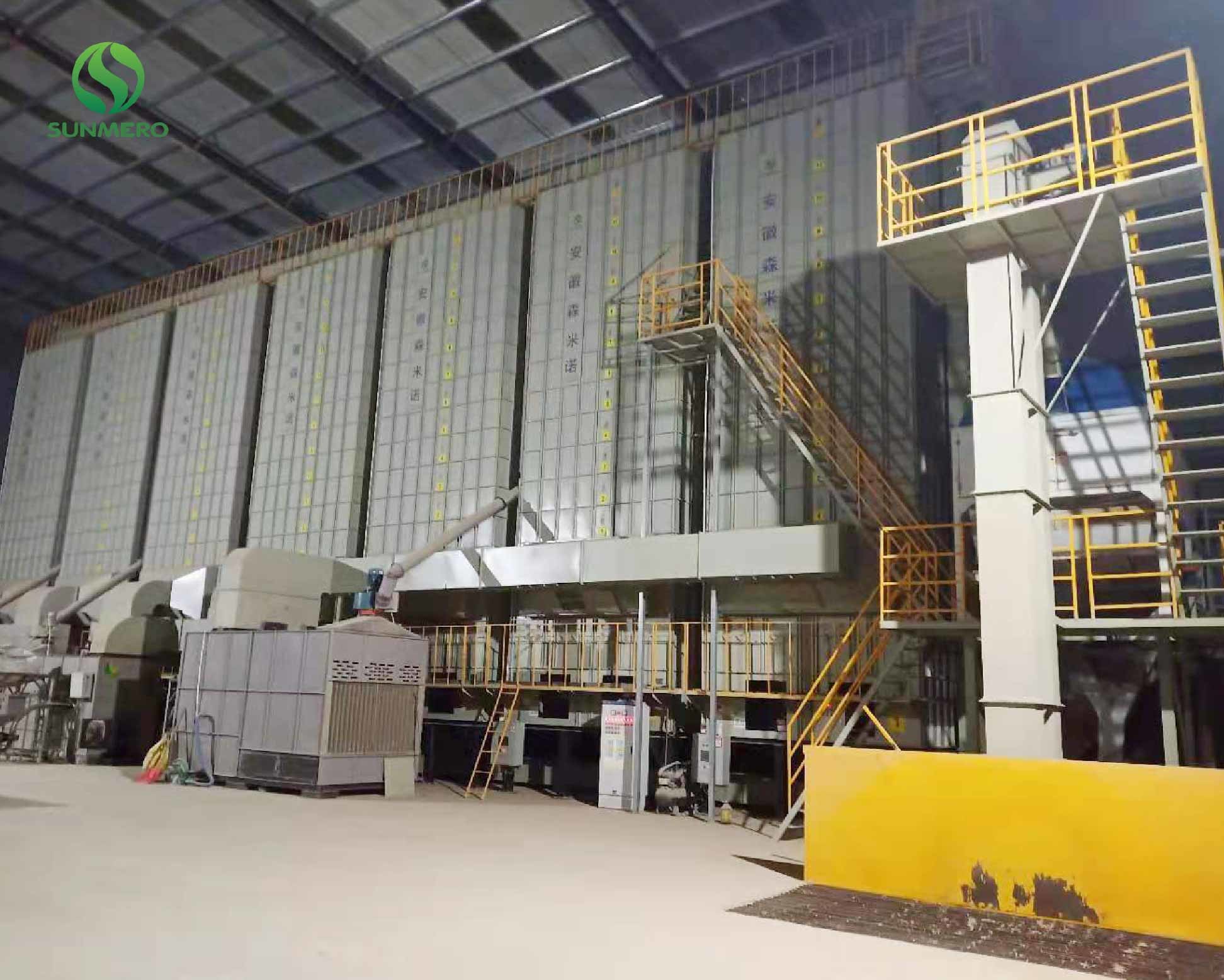 Rice Dryer Of 20 Tons Per Batch For Paddy Drying In Rice Industry