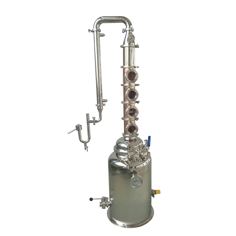 Customized Heating Way Alcohol Spirits Processing Stills for Clean CIP Pump and Pipes