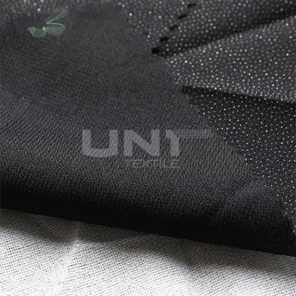 Brushed Twill Woven Fusible Interlining Textile Polyester Viscose Mixed Lining