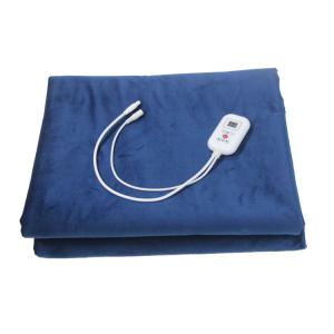  Soft Flannel Graphene Coating Electric Blanket with Temperature Control and Customizable Size and Color for Personalized Manufactures