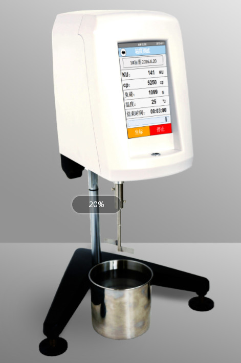 50Hz Digital Viscosity Meter With Accuracy 0.01mPa.S Liquid - Crystal Display Mode
