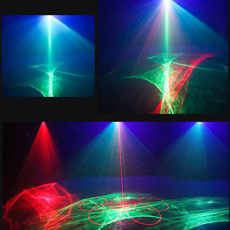 Dream Aurora RGB Disco Party Light DJ Disco Light LED Projector Strobe Lamp Birthday Party Car Club Bar Karaoke Xmas De