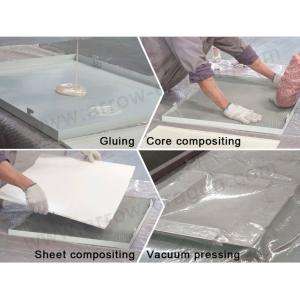 Poly Wood Honeycomb Panel PVC Door Glue Spreader Machine