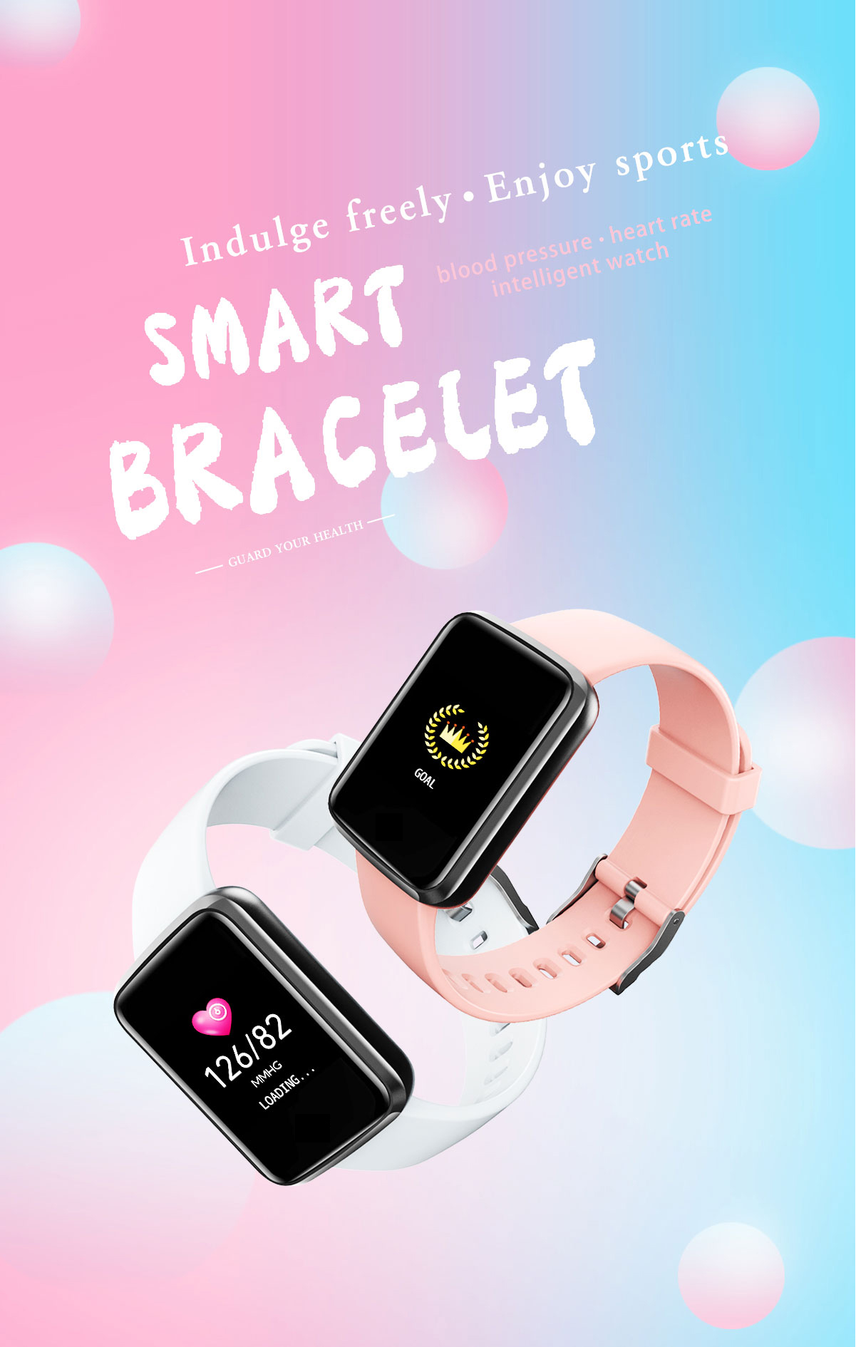 Steel 202 Health Monitoring Smartwatch 260 MM Zinc alloy glass body temperature wristband