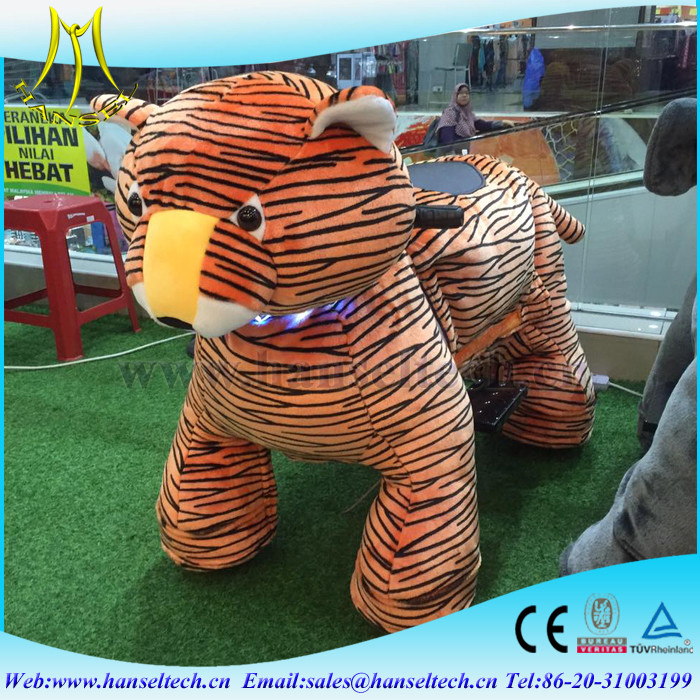 Hansel coin operated animals rides and walking robot animals rides