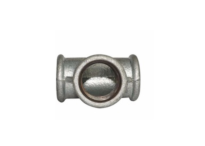 Galvanized Black Banded Malleable Iron Threaded Pipe Fittings of 130r Tees Reducing