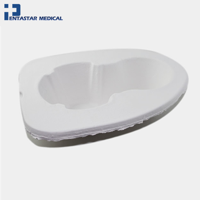 Eco Friendly Biodegradable Disposable Paper Female Bed Pan for Hospital Free Sample