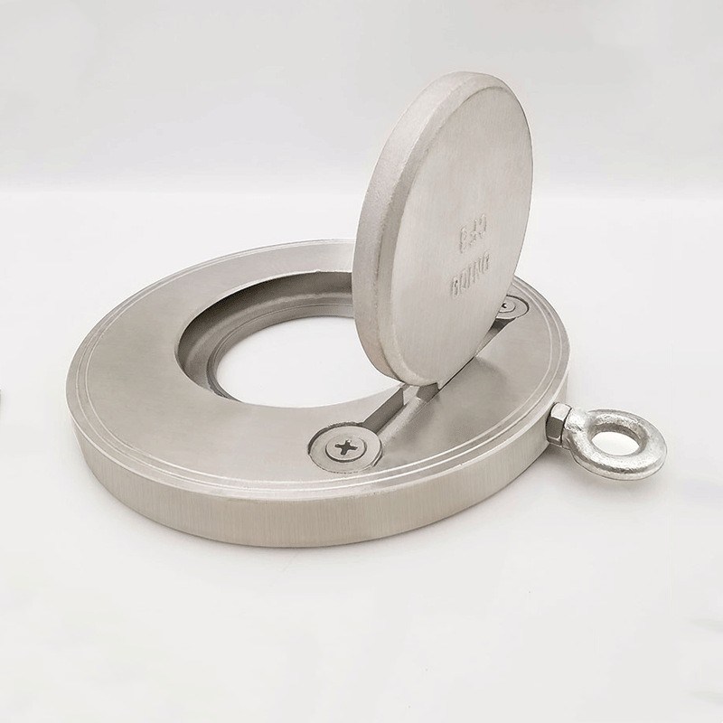 304 Stainless Steel Thin Type Check Valve Disc Type for Clamping One-Way