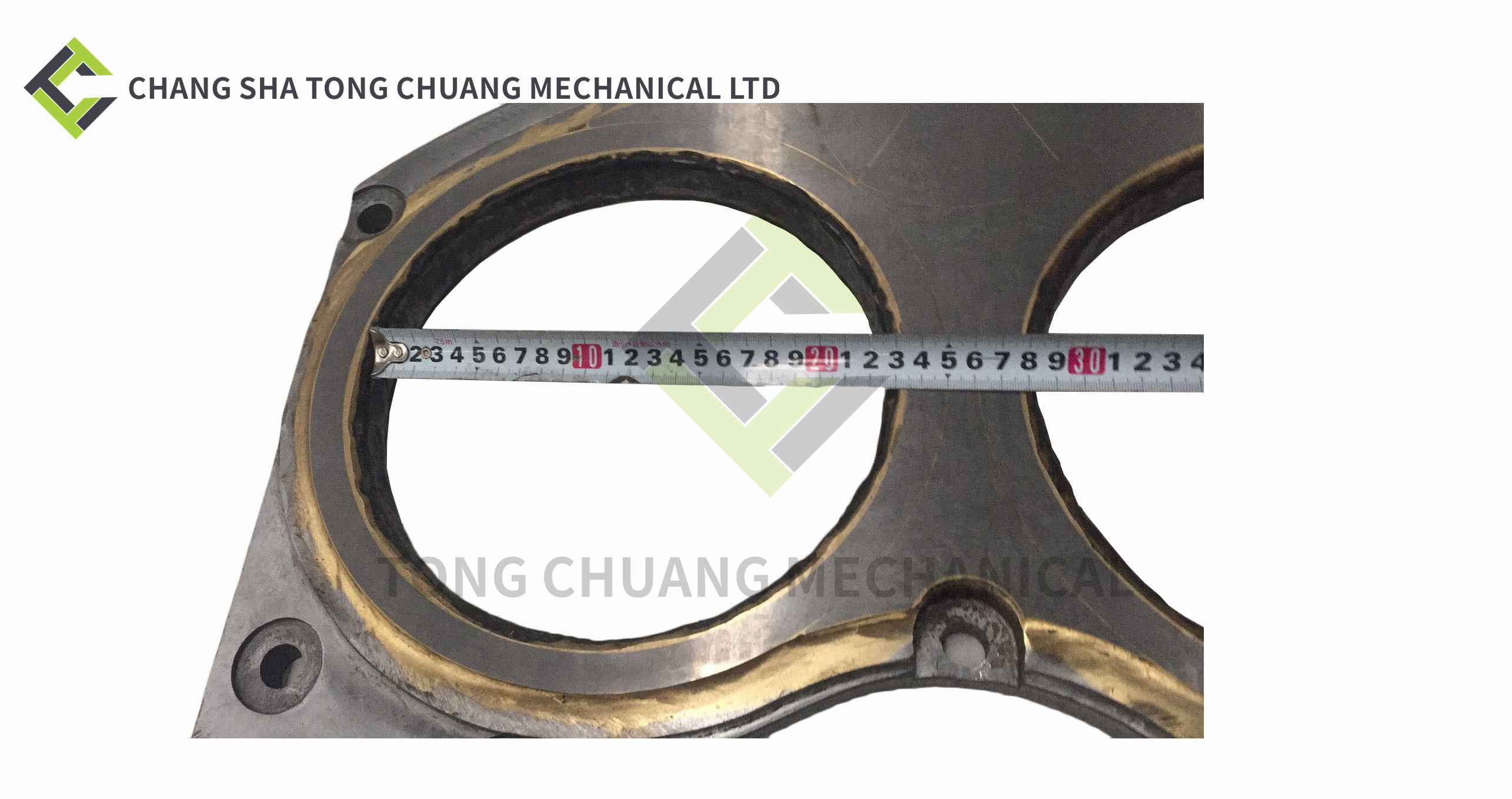 Zoomlion CIFA Concrete Pump Truck Spare Parts, Glasses Plate, Wear resistant Plate, DN230 S1032592