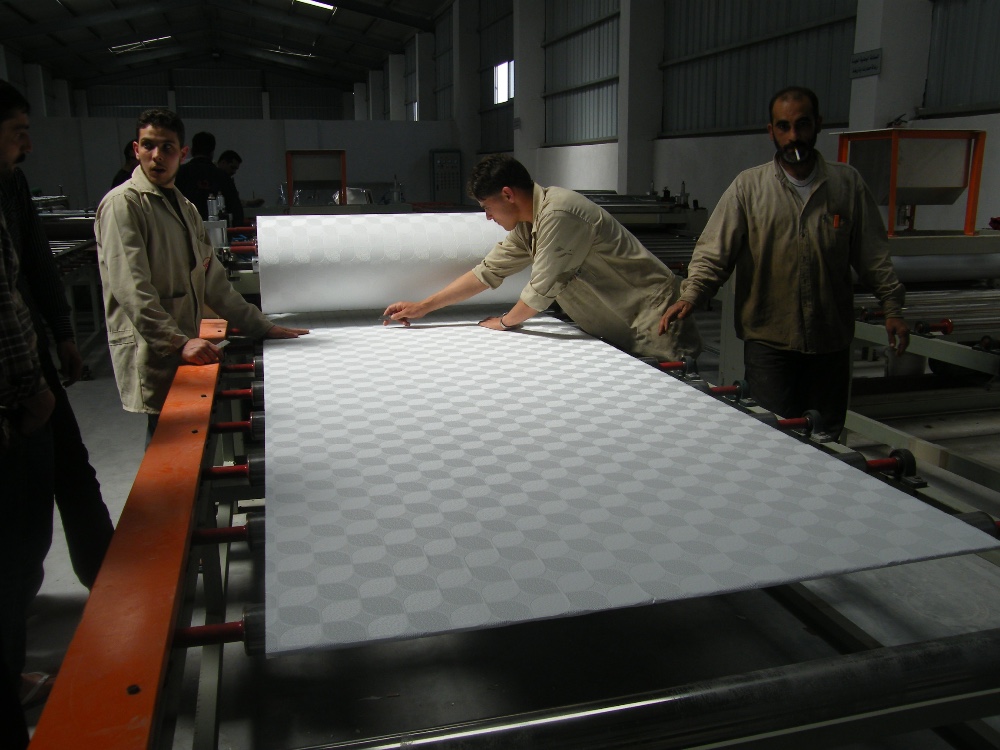 Labour Saving Gypsum Board Feeding Machine / Push Type Board Loading Machine