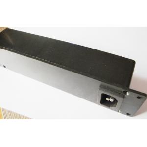 Metal Black PDU Power Distribution Unit 4 Way Multi Plug Socket With On Off