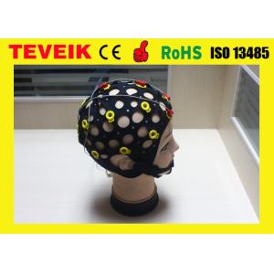 Silver chloride electrode 20 leads EEG Cap , EEG cap for EEG machine,eeg hat