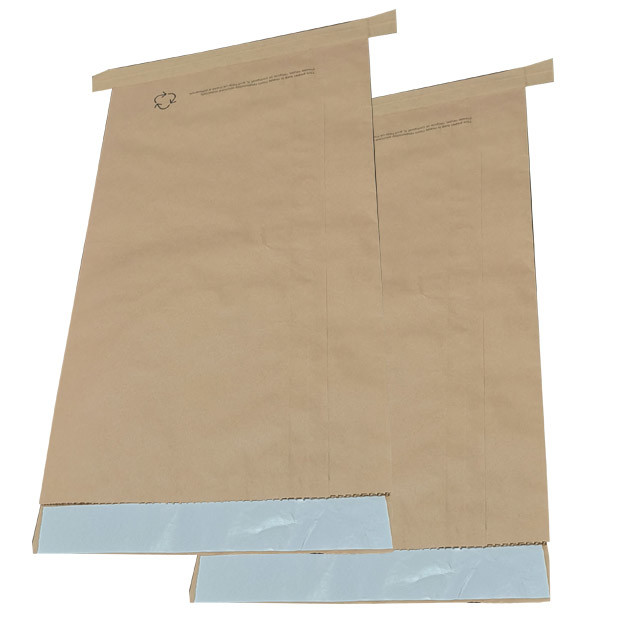 25kg 20kg Multiwall Paper Sewn Open Mouth Bags Food Grade Brown For Coconut
