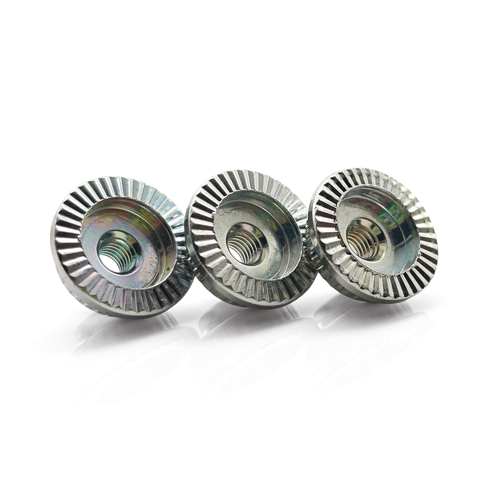 Zinc Plated Metal Nut Customized Shaped Knurled Thumb Nuts Passivated Finish