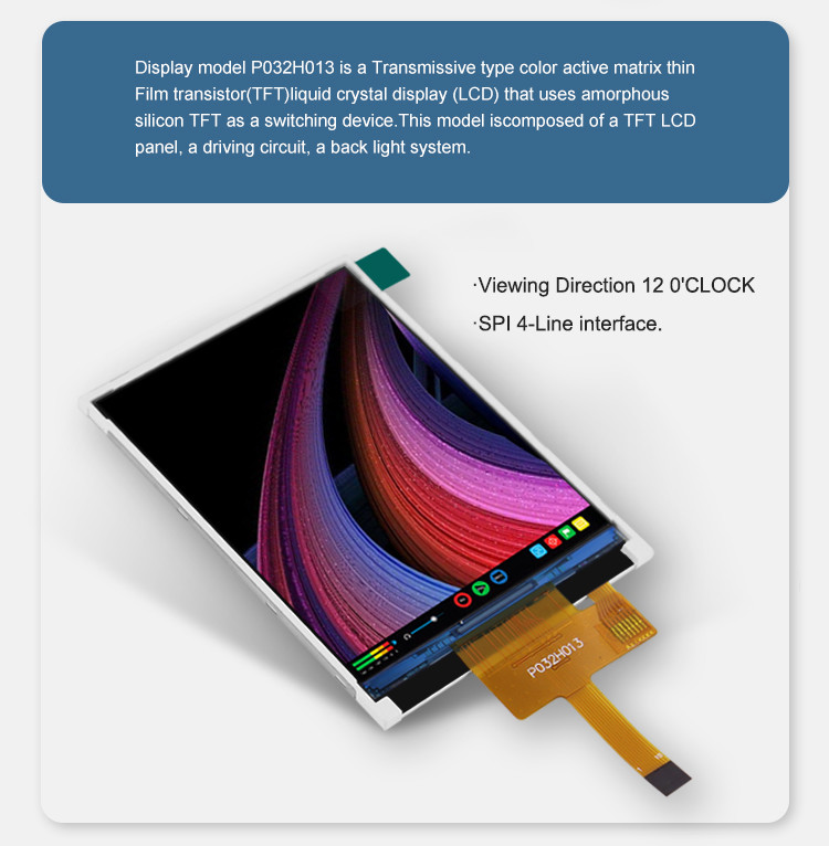 Polcd ST7789V 3.2 Inch Raspberry Pi Display 240X320 Medical TFT Display