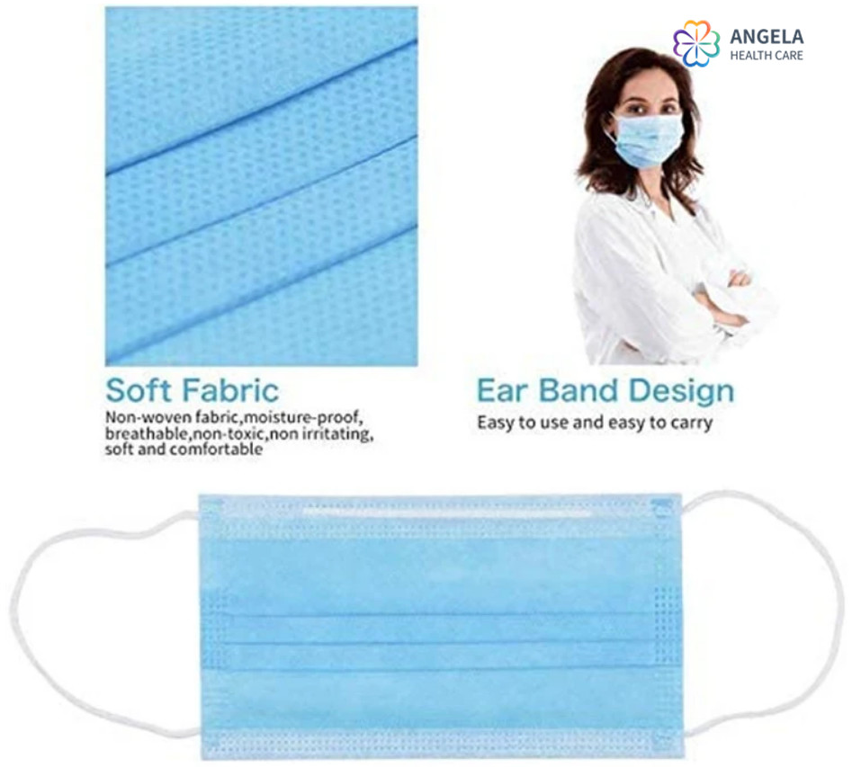 China Factory In Stock Disposable 3-Ply EN14683 ISO14683 Disposable Medical Face Mask,Surgical Mask