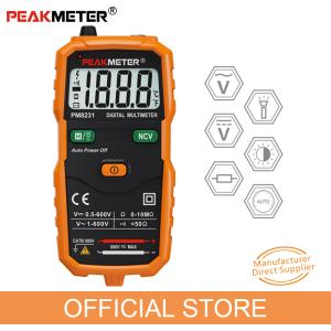 China Durable Handheld Digital Multimeter NCV Frequency Backlight Temperature Transistor on sale