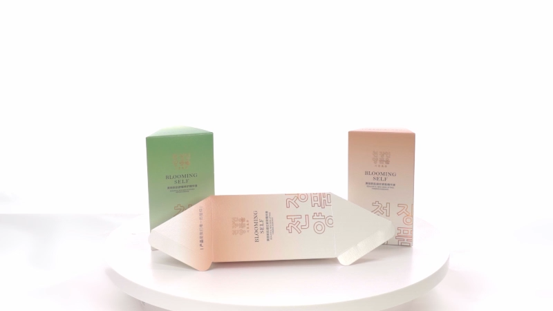 Folding C1S Art Paper Cosmetic Paper Boxes Cardboard Cosmetic Packaging