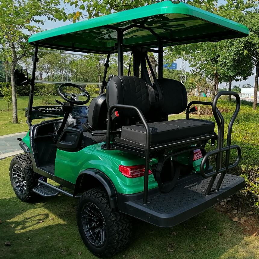OEM ODM Electric Smart Golf Cart 10 Inch Screen 4 Seater Lifted