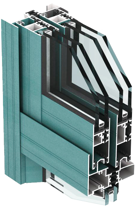 Waterproof Aluminium Window Extrusion Profiles Good Weather Resistance