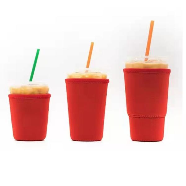 Factory price reusable Anti-hot Neoprene cup Sleeves Tumbler cup bottle holder