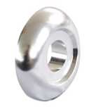 RAPID Silver Alloy Pulley Wheels , Steel Cable Pulley Wheels With Bearings