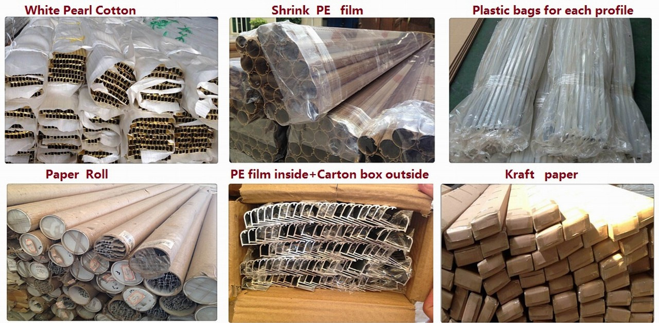 Powder Coating Black Aluminum Window and Door Extrusion Profiles for Tanzania