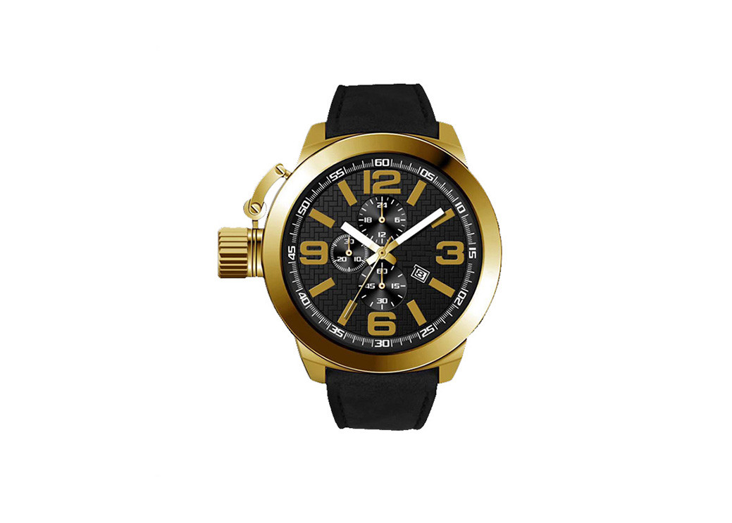 Colorful Male Analog Quartz Watch Quartz Movement 51 * 56mm Case Size